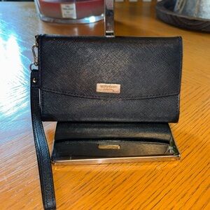 Kate spade clutch black great used condition